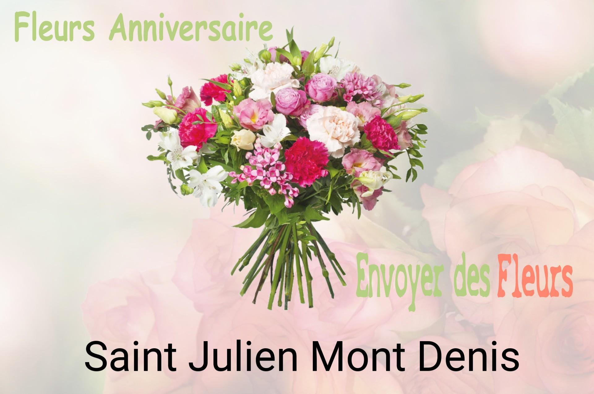 Bouquet de fleurs d’anniversaire livré à Saint-Julien-Mont-Denis