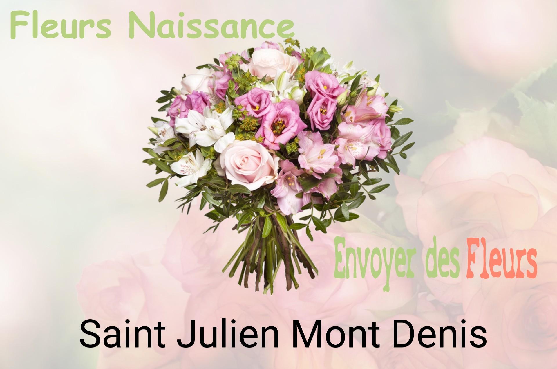 Bouquet de fleurs de naissance livré à Saint-Julien-Mont-Denis