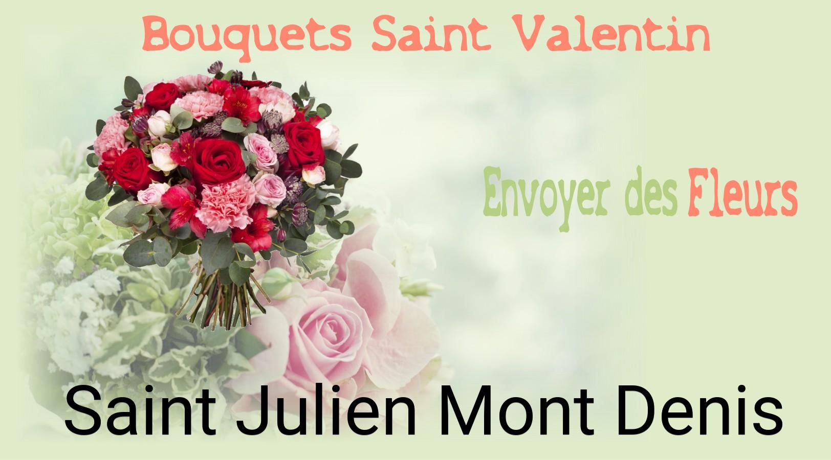 Roses de Saint-Valentin livrées à Saint-Julien-Mont-Denis